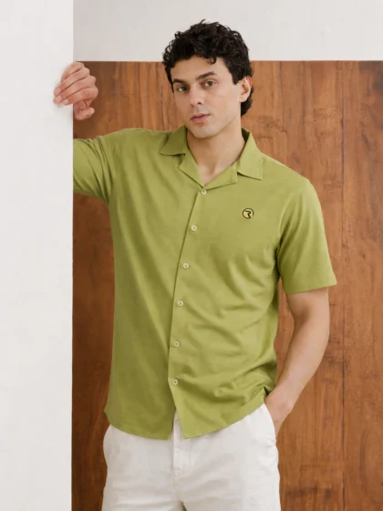 Cuban Color Shirt Green