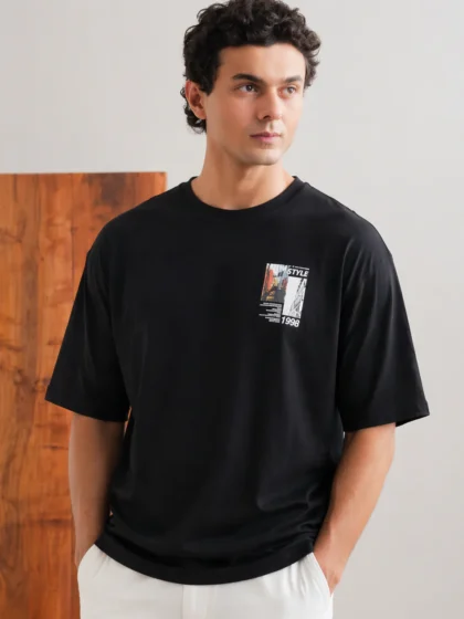 Oversized 3d Graphics T-shirt