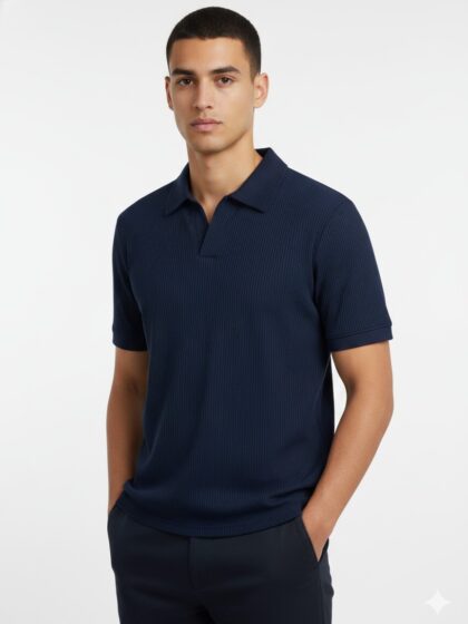 Linen Textured Polo